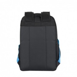 Rivacase Regent 8069 43.9 cm (17.3") Backpack Black, Cyan