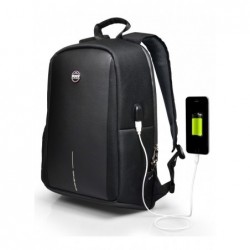 Port Designs CHICAGO EVO BP 13/15.6’’ notebook case 39.6 cm (15.6") Backpack Black