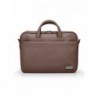 Port Designs Zurich Toploading notebook case 39.6 cm (15.6") Briefcase Brown