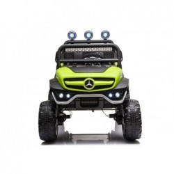 Electric Ride On Mercedes Unimog S Green