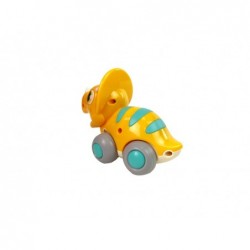 Dinosaur on Wheels Yellow Triceratops Figurine