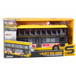 Double-Decker Bus 1:16 Lights Sounds Drive Yellow