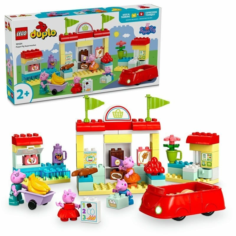 LEGO DUPLO PEPPA I Supermarket 70 Pieces 10434 Bricks