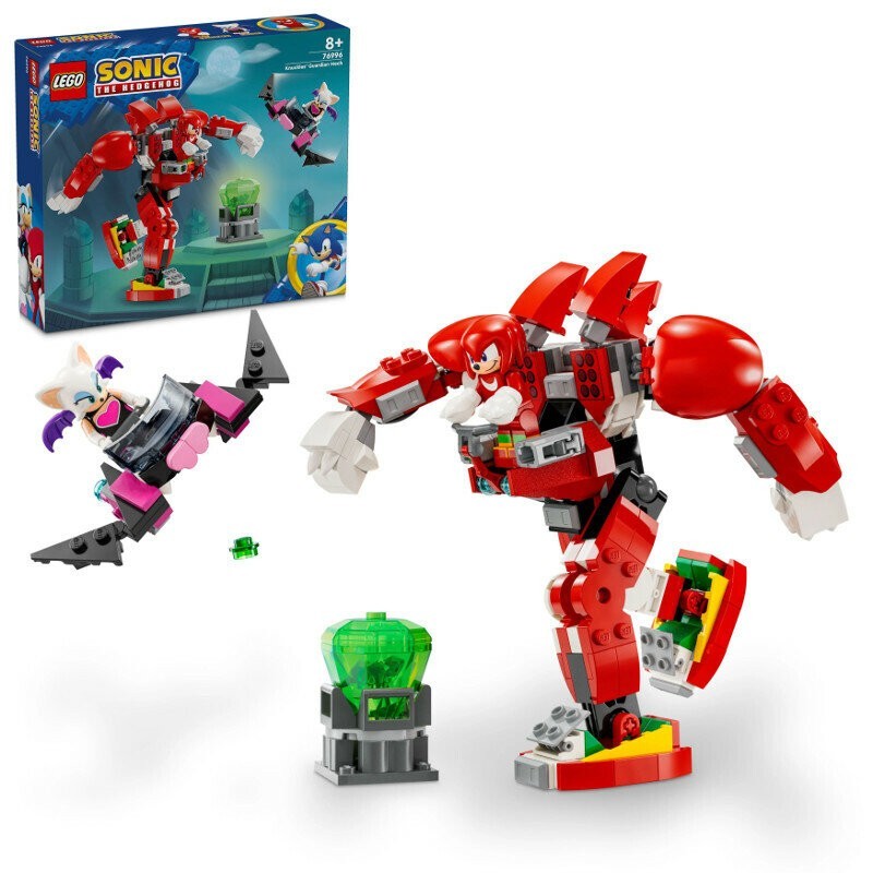 LEGO Bricks SONIC THE HEDGEHOG KNUCKLES AND Mech-Guard 276 Pieces 76996