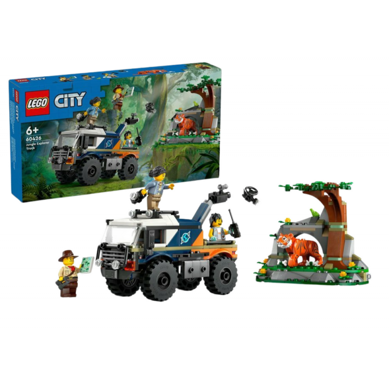 LEGO CITY Bricks Jungle Explorer Roadster 314 Pieces 60426