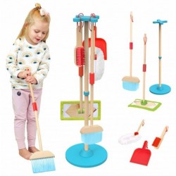 TOOKY TOY Wooden Cleaning Kit for Children 6 pcs.