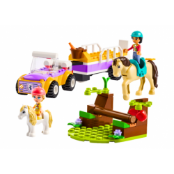 LEGO FRIENDS Bricks Horse and Pony Trailer 105 Pieces 42634
