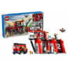 LEGO CITY Bricks Fire Station With Fire Truck 843 Elements 60414