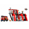 LEGO CITY Bricks Fire Station With Fire Truck 843 Elements 60414