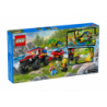 LEGO CITY Off-Road Fire Truck With Boat 301 Pieces 60412