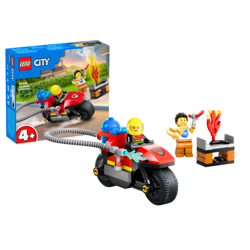 LEGO CITY Firefighter Rescue Motorcycle 57 Pieces 60410