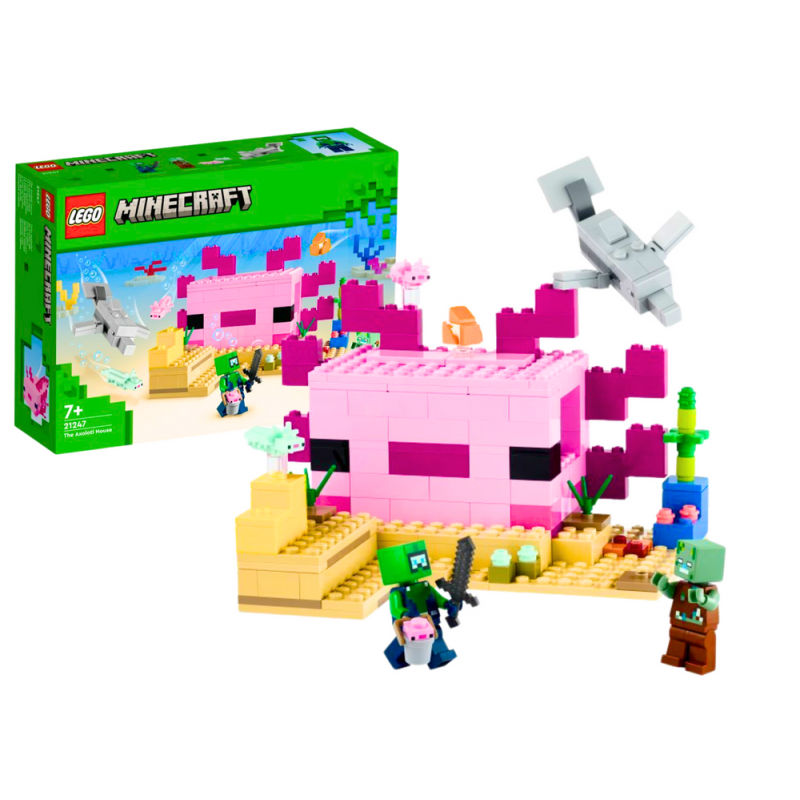 LEGO MINECRAFT AXOLOTL House 21247