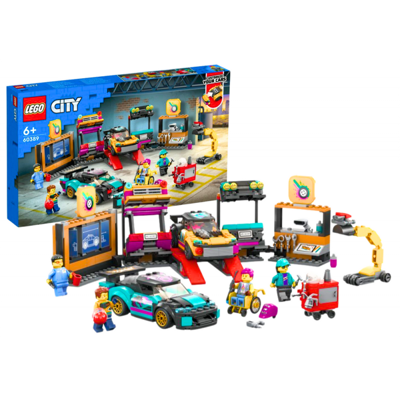 LEGO CITY Car Tuning Workshop 60389