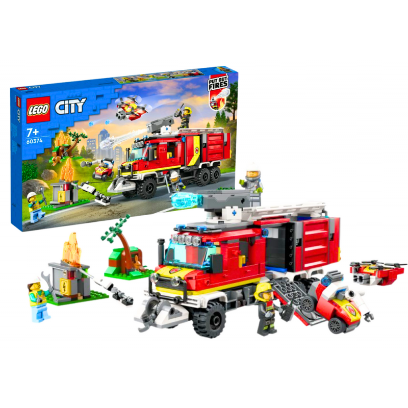 LEGO CITY Fire Department Off-Road Vehicle 60374
