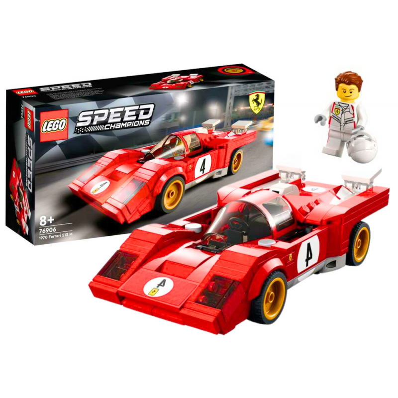 LEGO Bricks Speed ​​Champions 1970 Ferrari 512 M 291 Pieces 76906