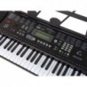 Keyboard With Microphone Musical Instrument Black