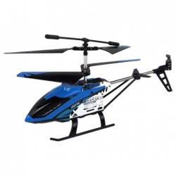 Aluminum RC Helicopter 2.4G Blue 15 Minutes Flight
