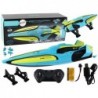 RC Water Boat 2.4G Yellow-Turquoise Waterproof Remote Control