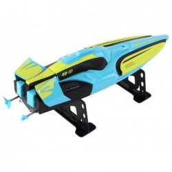 RC Water Boat 2.4G Yellow-Turquoise Waterproof Remote Control