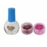 Beauty Set Nail Polish Loose Glitter Stencils