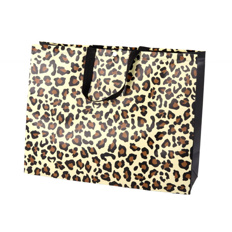 Leopard Motif Gift Bag 44.5cm x 35.5cm x 15cm