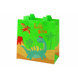 Dinosaur Gift Bag Green 23cm x 21.5cm x 11cm