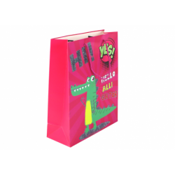 Pink Paper Gift Bag 32cm x 26cm x 10cm