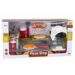 Set Shop Pizza Coffee Maker Drinks Cash Register