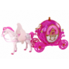 Carriage With Horse Doll Princess Carriage Pink Pegasus Set