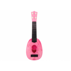 Ukulele For Children Mini Guitar 4 Strings Peach Theme Guitar Pink 15″
