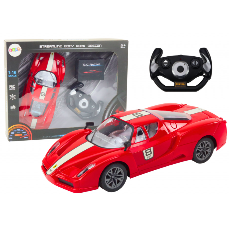 Remote Control Sports Car 1:16 R/C Red