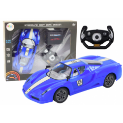 Remote Control Sports Car 1:16 R/C Blue