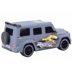 RC Remote Control Car with Dinosaur, 1:10 Scale, Gray