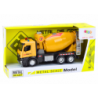 Yellow Concrete Mixer Truck, Friction Drive, Light and Sound