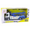 Truck With Crane Two Metal Hooks White And Blue Lights Sounds