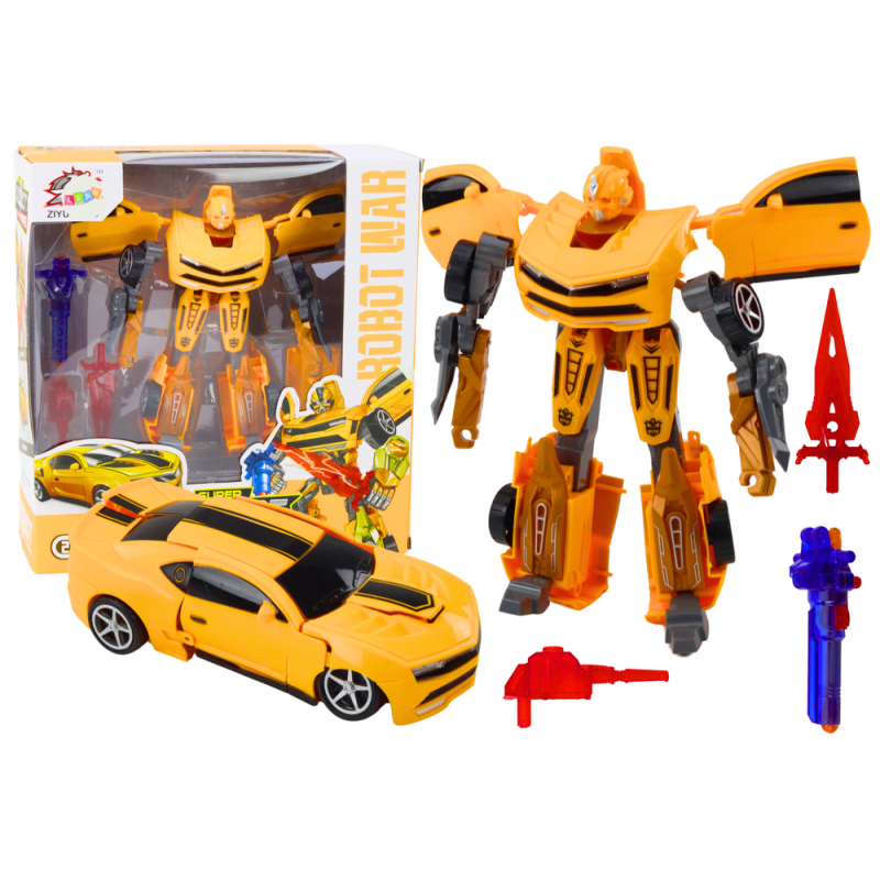 Auto-Robot 2in1 Transformation Sporty Yellow