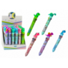 Multicolor Dinosaur Automatic Pen 10 Colors Mix