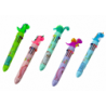 Multicolor Dinosaur Automatic Pen 10 Colors Mix