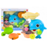 Blue Dolphin Water Toy Bath Set