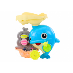 Blue Dolphin Water Toy Bath Set