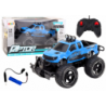 RC off-road car 1:14 27MHz Blue Remote Control Rubber Wheels