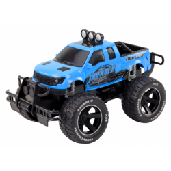 RC off-road car 1:14 27MHz Blue Remote Control Rubber Wheels