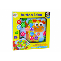 Picture Puzzle Colorful Buttons To Complete 12 Pictures
