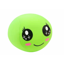 Soft Ball Smiley Emoji Ball Green 10cm