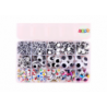 Set of Self-Adhesive Eyelets Movable Colorful Organizer 750 pcs.