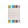 Metallic Markers Colored Markers Double-sided Set of 10 pcs.