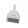 Desk Cleaning Set White Bear Brush Spatula 2 pcs.