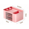 Desk Storage Organizer Drawers Pink