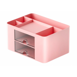 Desk Storage Organizer Drawers Pink