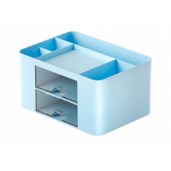 Desk Storage Organizer Drawers Blue